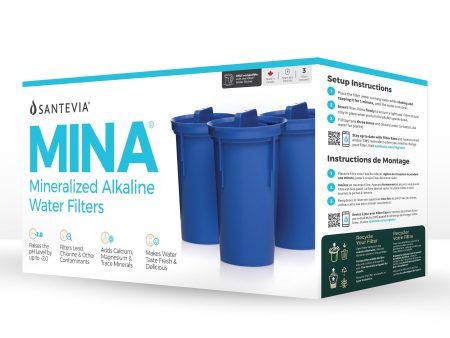 Santevia MINA Mineralized Alkaline Water Filters Online Sale