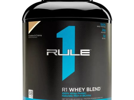 Rule One R1 Whey Blend 100% Whey Protein - Cookies and Creme Hot on Sale