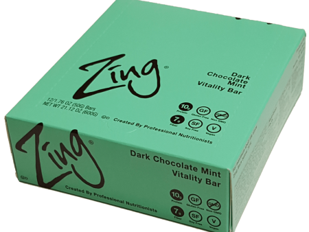 Zing Nutrition Bar - Dark Chocolate Mint Supply