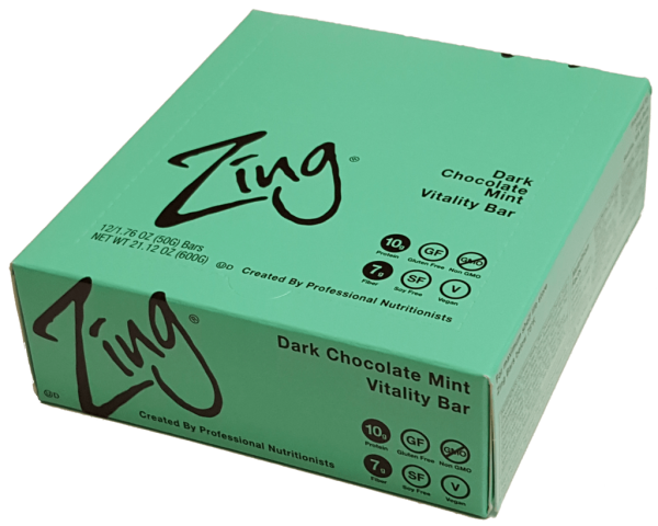 Zing Nutrition Bar - Dark Chocolate Mint Supply