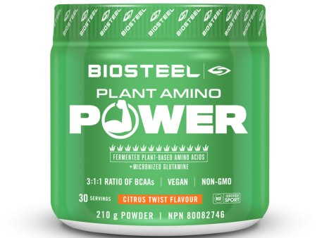 BioSteel Plant Amino Power - Citrus Twist (210 g Powder) Sale