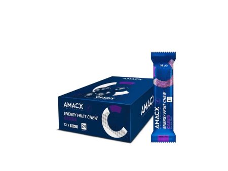 Amacx | Energy Fruit Chew | Cassis | 12 Pack For Sale