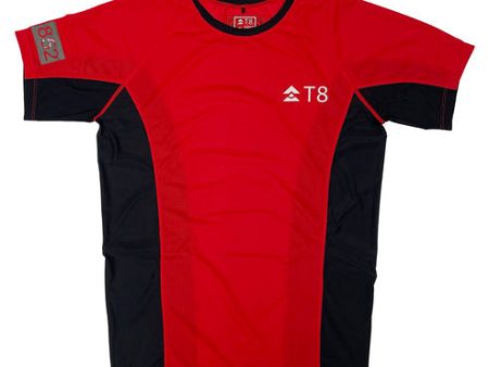 T8 Running Men s Iced Tee Red Online