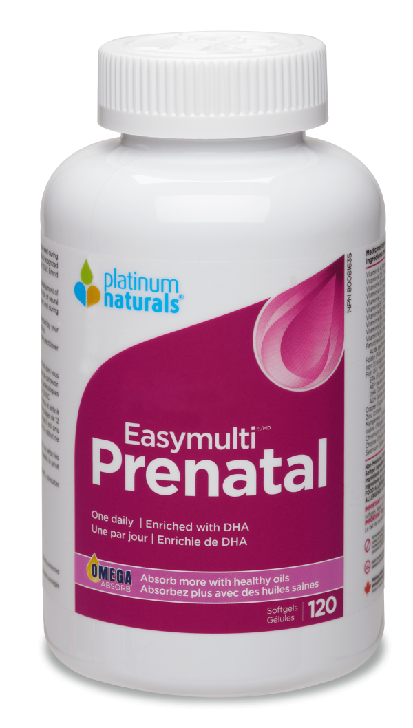 Platinum Naturals EasyMulti Prenatal (120 Softgels) For Cheap