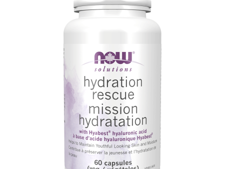 NOW Hydration Rescue Hyaluronic acid (60 VCaps) Supply