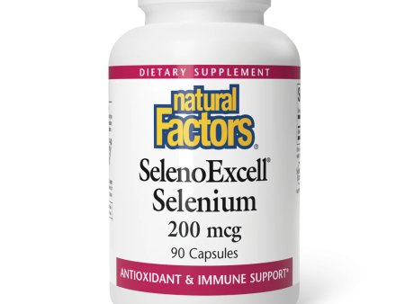 Natural Factors Seleno Excell Selenium 200 mcg (90 Capsules) Fashion