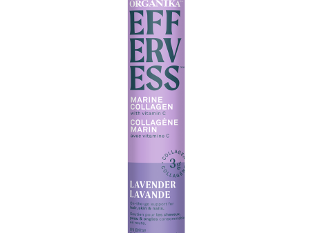 Organika Effervess Marine Collagen with Vitamin C 14 Tablets - Lavender (Tubes) Sale