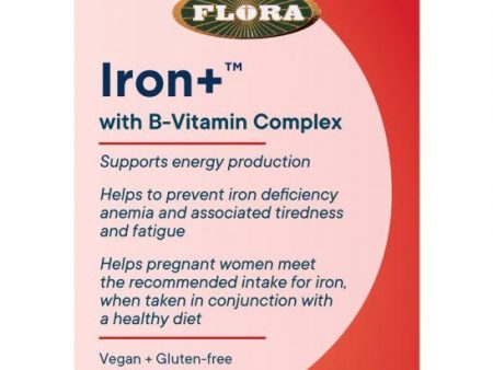 Flora Iron+ with B-Vitamin Complex (60 VCaps) Online