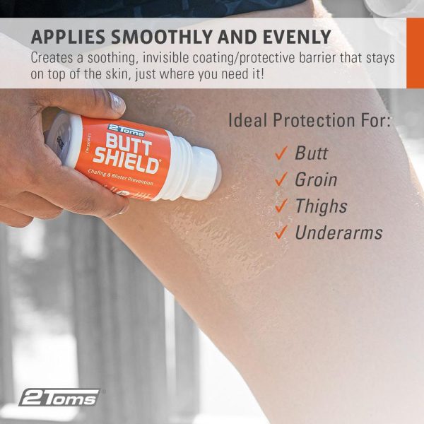 2Toms ButtShield Anti Chafing Roll-On Online now