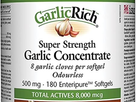 Natural Factors GarlicRich Garlic Concentrate Super Strength 500 mg (Softgels) Online