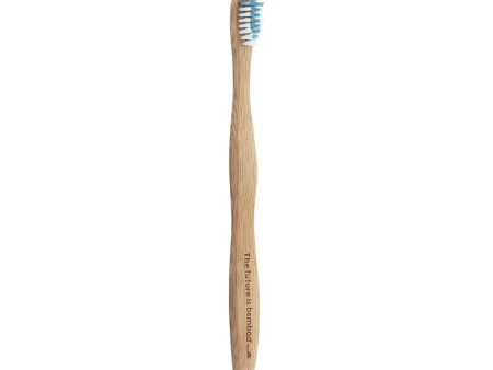 The Future Is Bamboo Adult Soft Bristle Tooth Brush - Blue For Sale