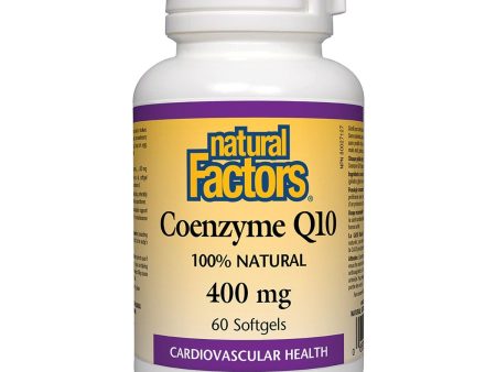 Natural Factors Coenzyme Q10 400 mg (60 Softgels) Hot on Sale