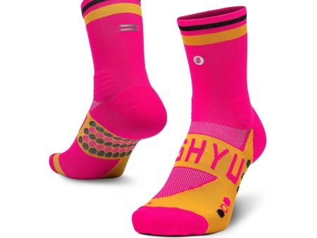 Shyu Racing Sock - Pink | Orange | Black Cheap