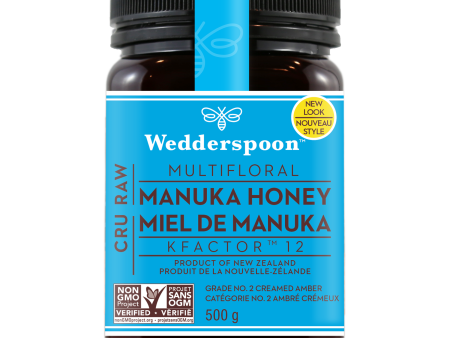 Wedderspoon Raw Multifloral Manuka Honey KFactor 12 (500 g) on Sale