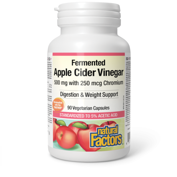 Natural Factors Fermented Apple Cider Vinegar (90 VCaps) Discount