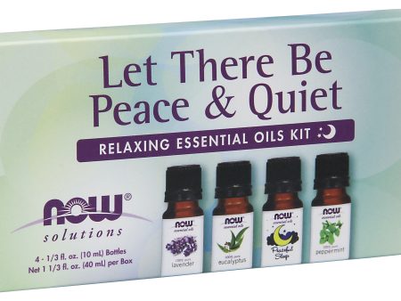 NOW Let There Be Peace & Quiet Relaxing Essential Oils Kit Cheap