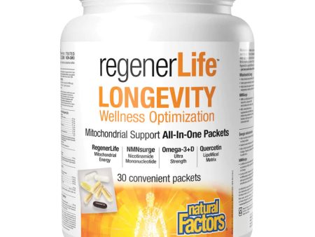 Natural Factors RegenerLife Longevity (30 Packets) on Sale