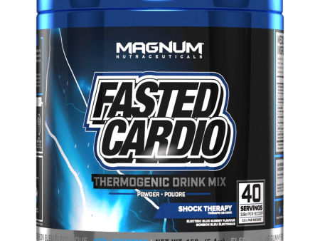 Magnum Nutraceuticals Fasted Cardio Thermogenic Drink Mix - Electric Blue Gummy (156 g) Cheap