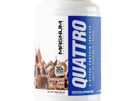 Magnum Quattro Protein Isolate Drink Mix - Chocolate Love (910 g) Hot on Sale