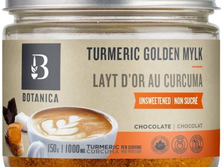 Botanica Turmeric Golden Mylk - Unsweetened Chocolate (150 g) Hot on Sale