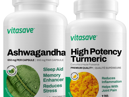 Vitasave Herbal Bundle (Turmeric + Ashwagandha) Discount