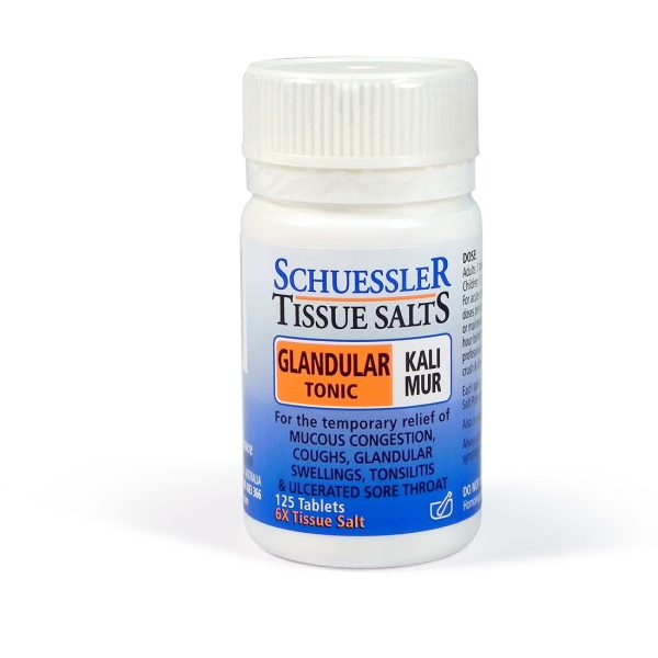 Schuessler Tissue Salts Kali Mur Glandular Tonic (125 Tablets) For Cheap