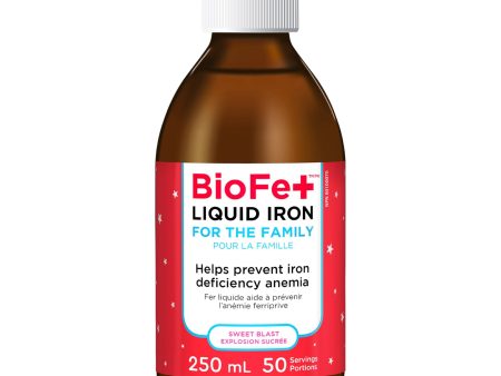 KidStar Nutrients BioFe+ Iron Liquid for Adults - Sweet Blast (250 mL) Sale