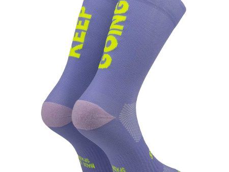 Sporcks Running Socks - Keep Going Purple on Sale