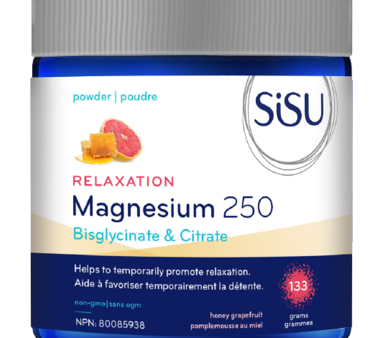 Sisu Magnesium 250 Relaxation - Honey Grapefruit Powder (133 g) Cheap