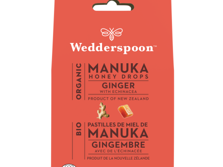 Wedderspoon Manuka Honey Ginger Drops For Discount