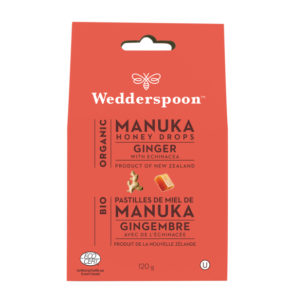 Wedderspoon Manuka Honey Ginger Drops For Discount