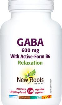 New Roots GABA 600 mg with Activated B6 (VCaps) Supply