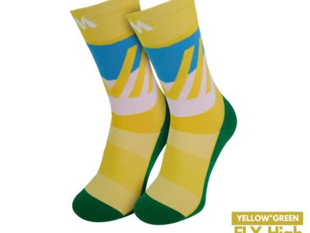 Motive Sock Speed Performance Fly - High Crew Yellow Green Online