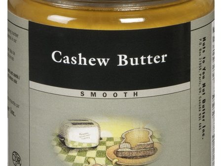 Nuts to You Nut Butter Cashew Butter - Smooth (500 g) Online Sale