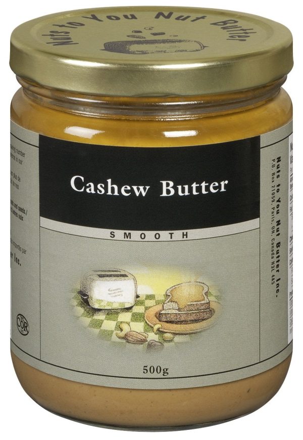 Nuts to You Nut Butter Cashew Butter - Smooth (500 g) Online Sale