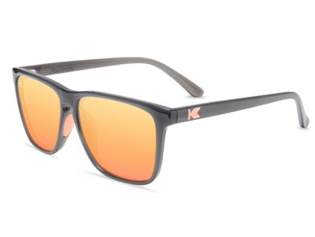 Knockaround Fast Lanes Sport Sunglasses - Jelly Grey   Peach Cheap