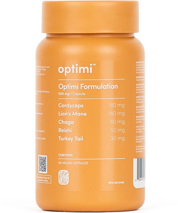 Optimi Formulation 5 Mushroom Complex 500 mg (60 VCaps) Fashion