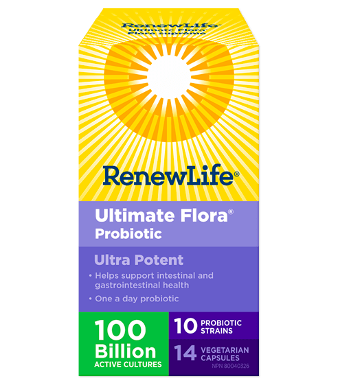 Renew Life Ultimate Flora Probiotic Ultra Potent 100 Billion (14 VCaps) Sale