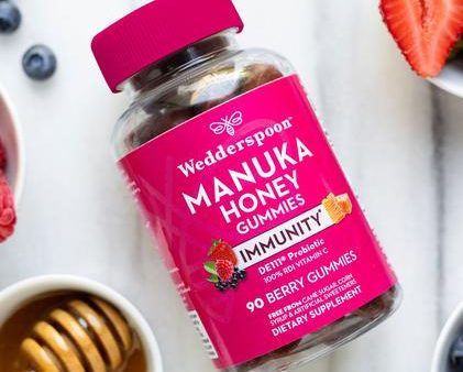 Wedderspoon Manuka Honey Immunity Gummies - Berry (90 Gummies) Hot on Sale