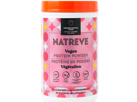 Natreve Vegan Protein Powder - Strawberry Shortcake (667 g) Cheap