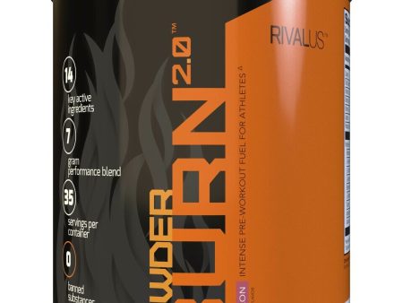 Rivalus Powder Burn 2.0 Pre-Workout - Watermelon (403 g) Supply