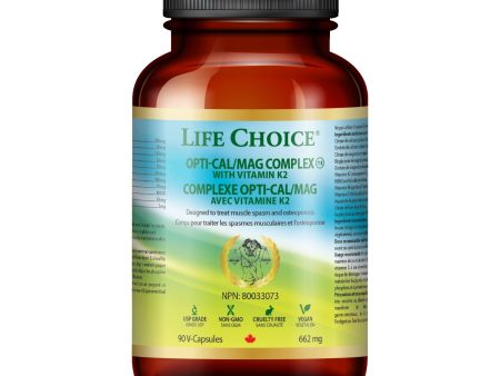 Life Choice Opti-Cal Mag Complex with Vitamin K2 662 mg (90 VCaps) Cheap