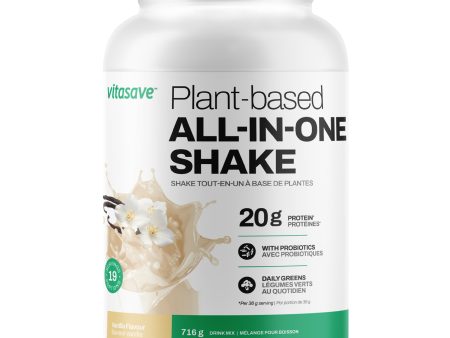 Vitasave Plant-Based All-In-One Shake - Vanilla (716 g) Supply