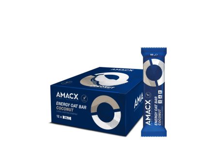 Amacx | Energy Oat Bar | Coconut | 12 Pack Hot on Sale