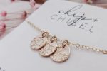 Birth Flower Mini Discs Necklace Discount