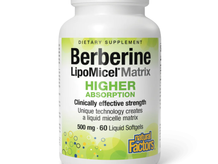 Natural Factors Berberine LipoMicel 500 mg (Softgels) Online Hot Sale