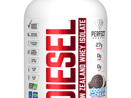 Perfect Sports Diesel New Zealand Whey Isolate Protein - Cookies  n Cream (2 lbs) For Cheap