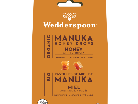 Wedderspoon Organic Manuka Honey Drops - Honey with Echinacea (120 g) Hot on Sale