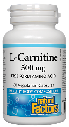 Natural Factors L-Carnitine 500 mg (60 VCaps) Online now