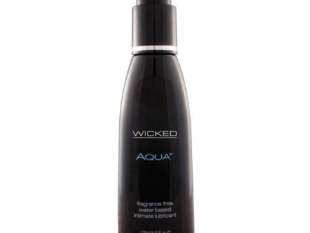 Wicked Aqua Water-Based Intimate Lubricant - Fragrance Free on Sale